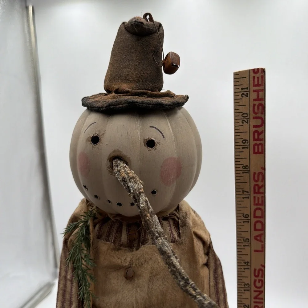 Primitive Folk Art Winter Doll 23